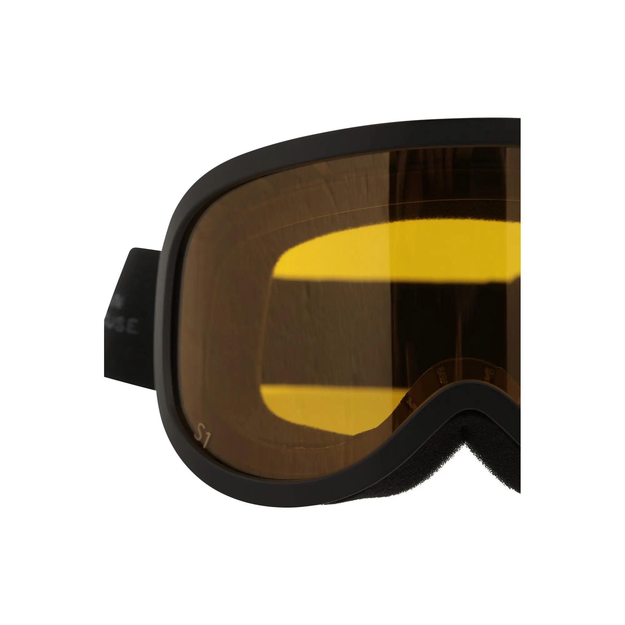 HerrenDamen Unisex Skibrille Damen und Herren Schwarz 5/5