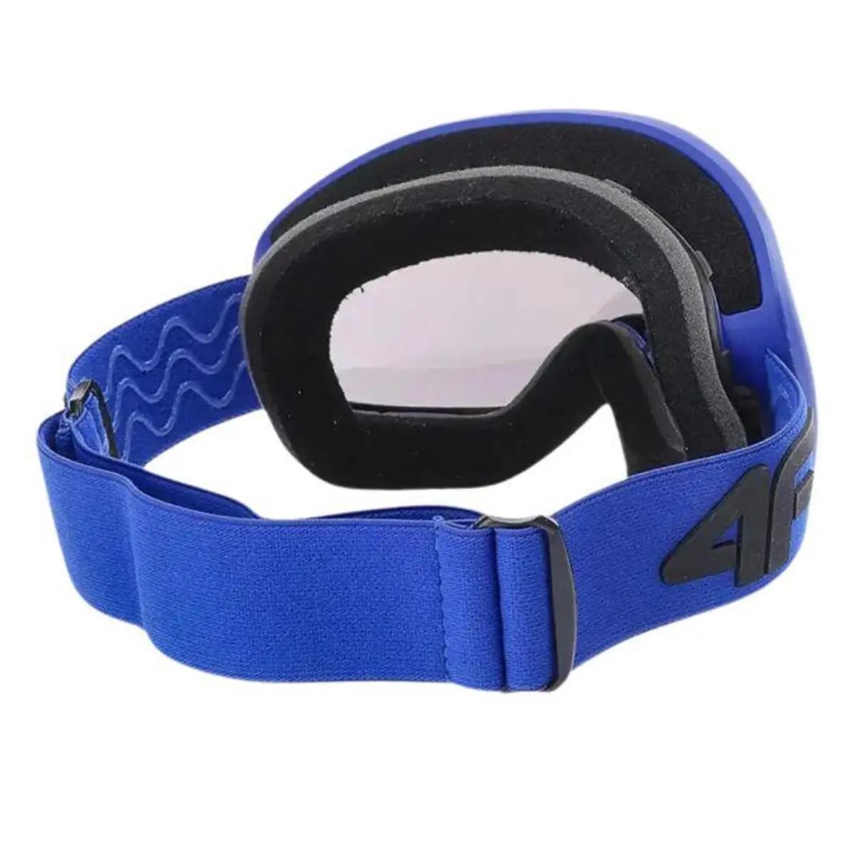 Gafas de Esquí U042 Diseño Logotipo para Niños/Niñas Azul 6/6