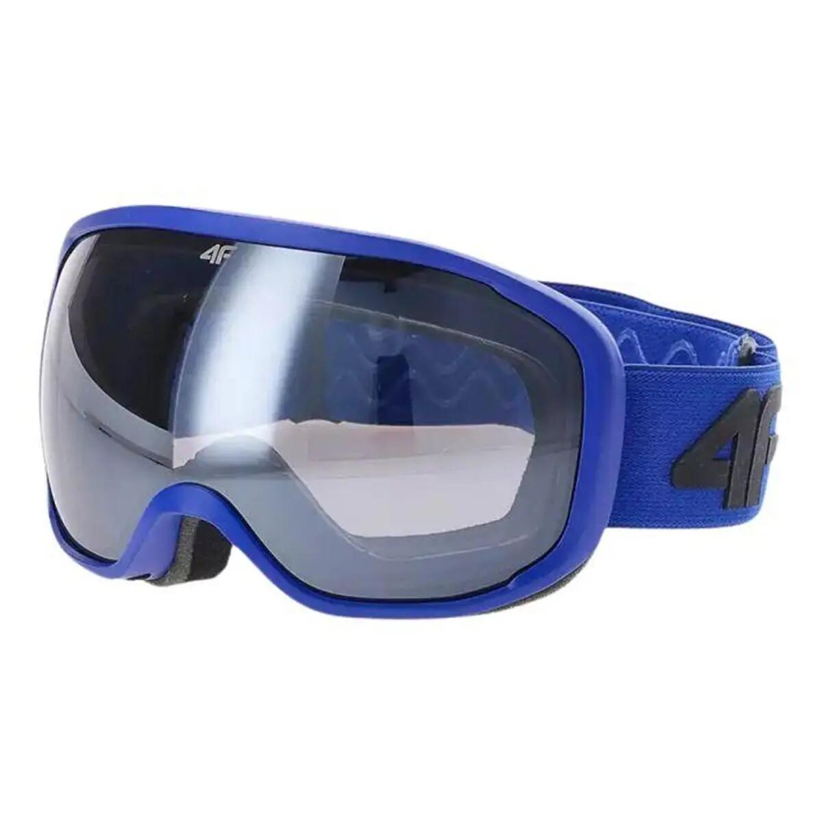 Gafas de Esquí U042 Diseño Logotipo para Niños/Niñas Azul 5/6