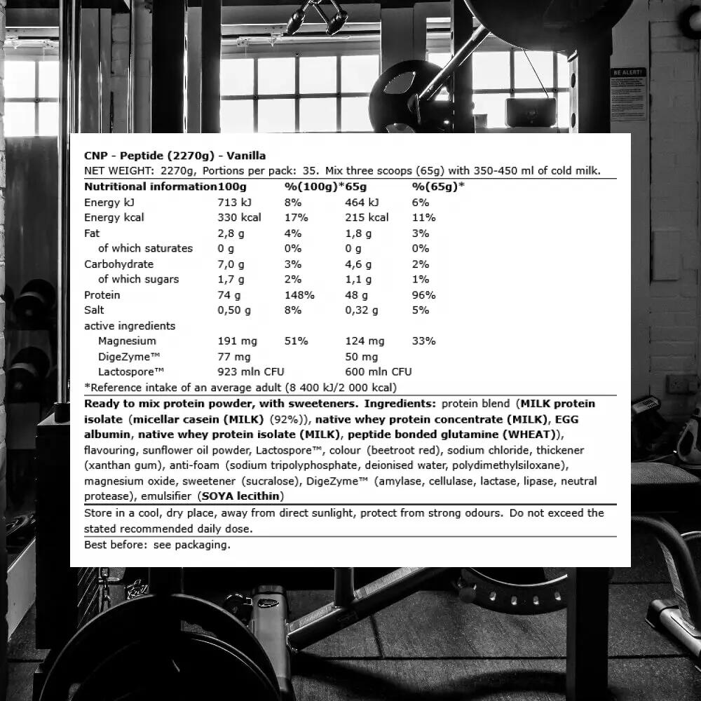 CNP Peptide (2270g) Vanilla - Proteine - Miscela di proteine 3/3