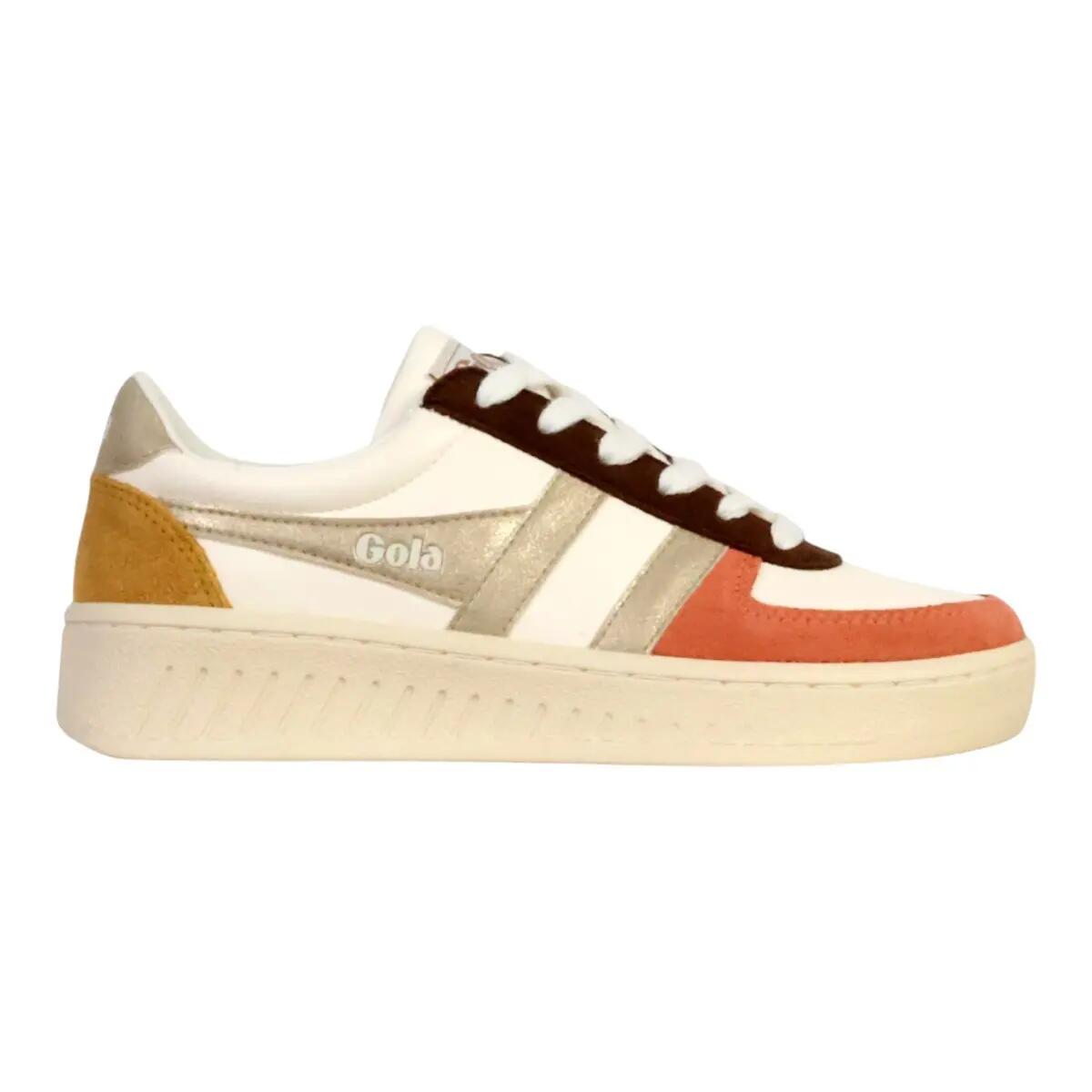 Chaussures Femme Baskets Gola GRANDSLAM QUADRANT Marron Gola 1/6