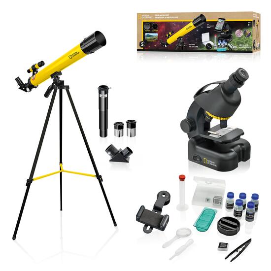 Kit Télescope + Microscope pour Débutants
