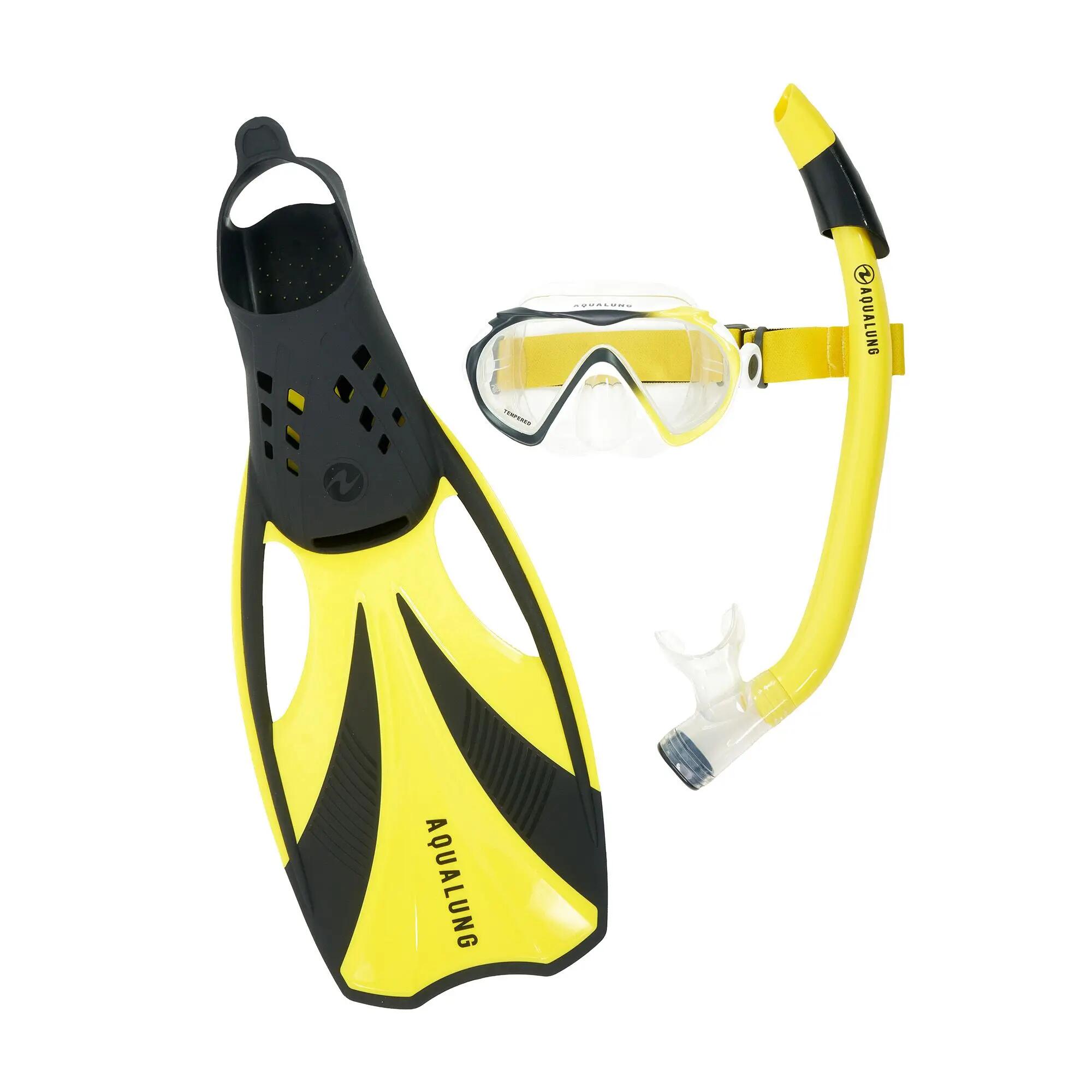 Kit de snorkel en el set de snorkel del conjunto de brújulas de Aqualung 2/3