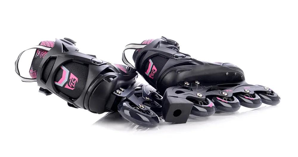 Wox 2.0 84 - Pattini in linea - Donna - Nero - Rosa 6/7