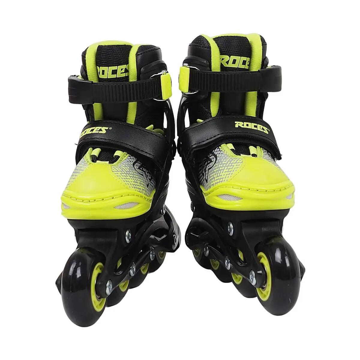 Patines en Línea Jokey X para Niños/Niñas Negro, Verde 6/7