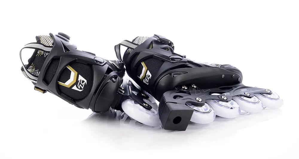 Wox 2.0 84 - Patins em linha ulher - Preto - Dourado 5/7