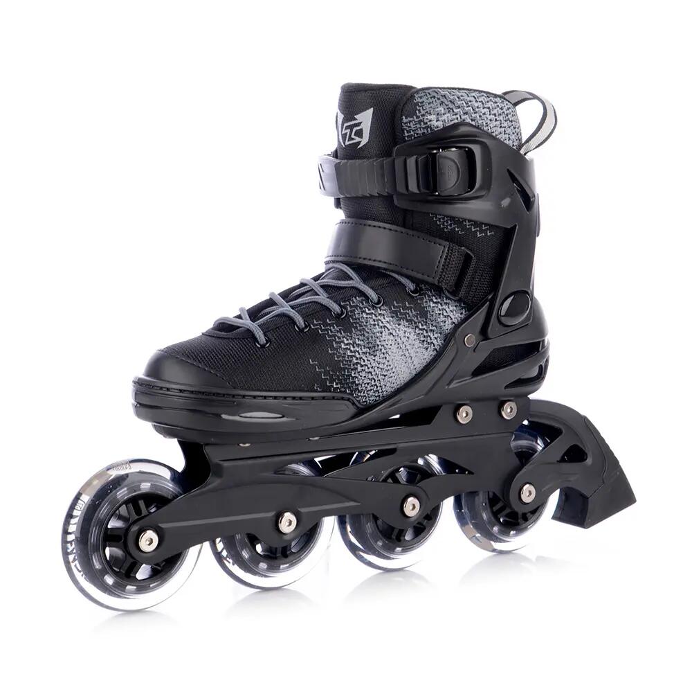 Wox 2.0 84 - Patins em linha - Adulto - Preto - Cinzento 3/7