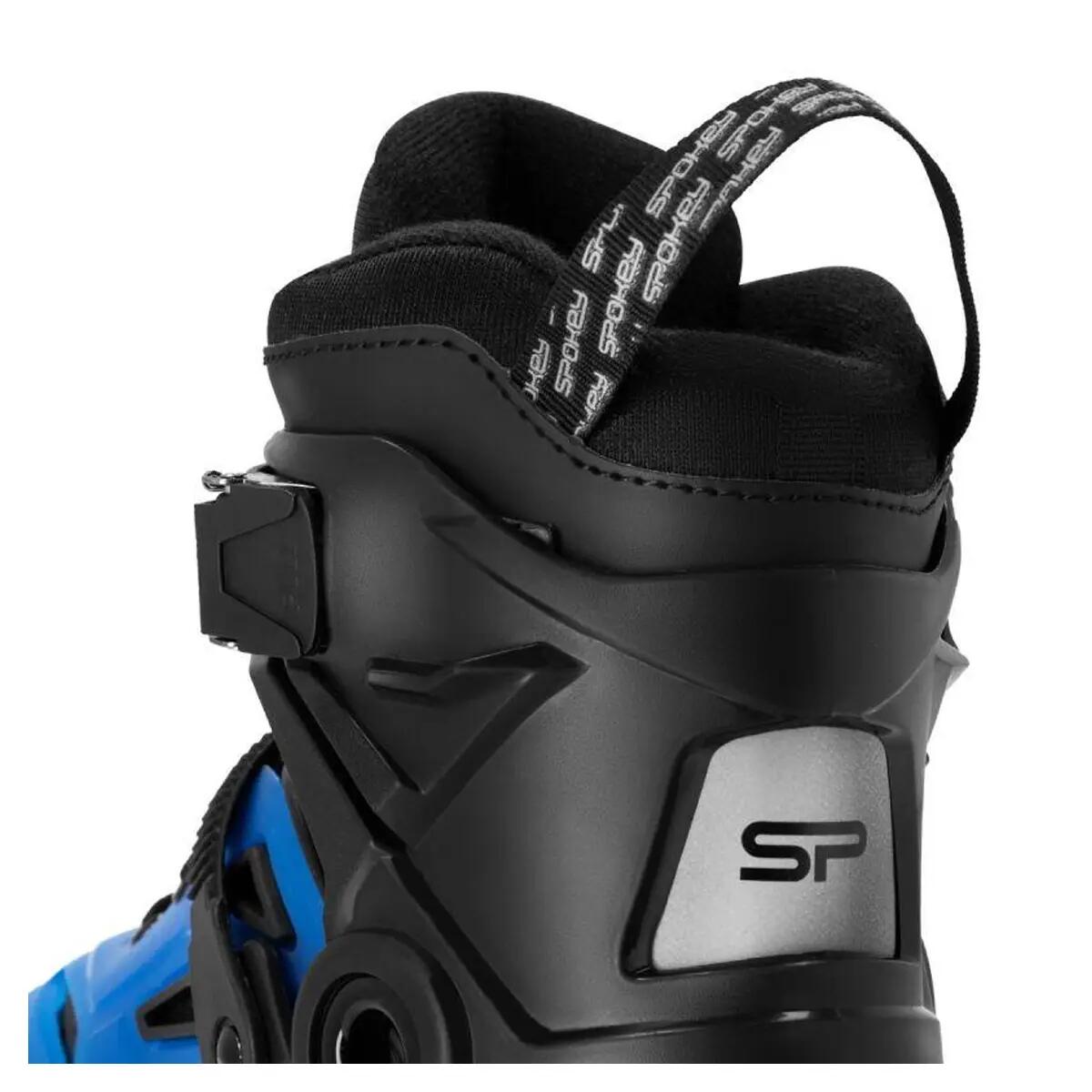 Patines en Línea Freespo para Niños/Niñas Negro, Azul 5/6