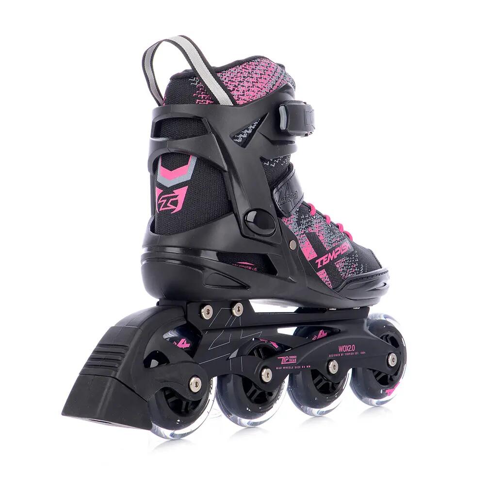 Wox 2.0 84 - Pattini in linea - Donna - Nero - Rosa 2/7