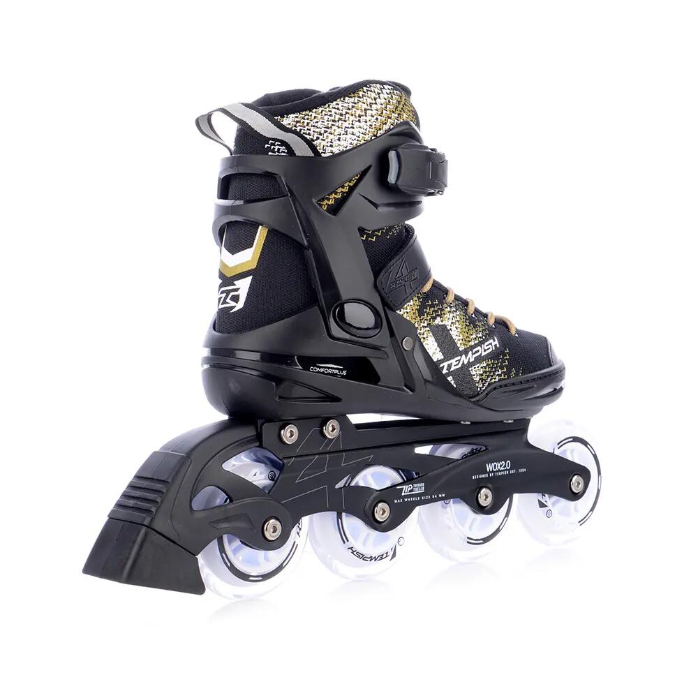 Wox 2.0 84 - Patins em linha ulher - Preto - Dourado 2/7