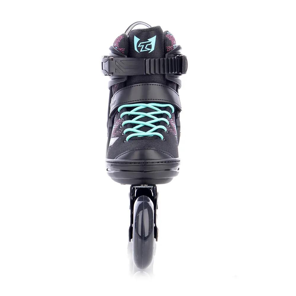Wox 2.0 84 - Patins em linha ulher - Preto - Turquesa 3/7