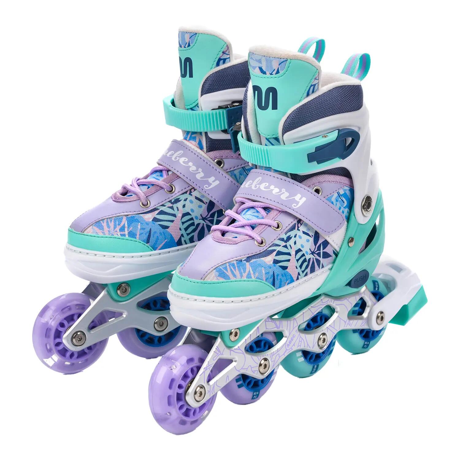 Rollers Style 4en1 BLUEBERRY Homme (Violet Clair / Vert) 6/6