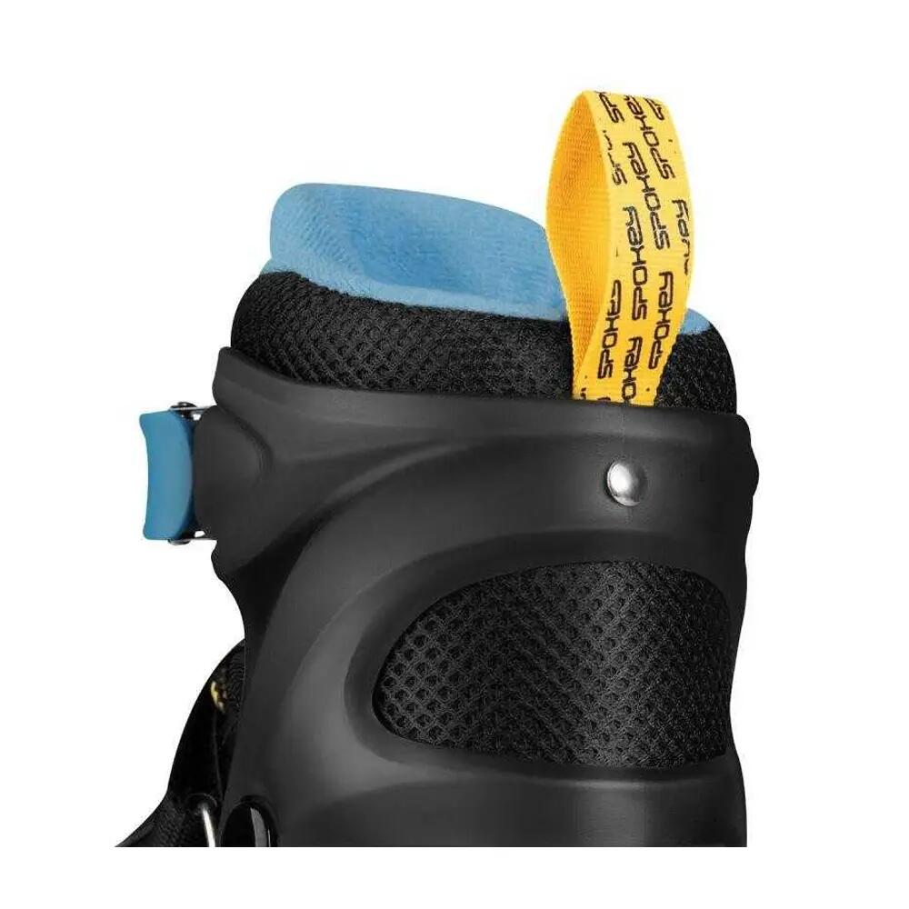Patins À Roulettes Alignées Motif/style 4en1 QUATTRO Enfant (Noir / Bleu) 3/7