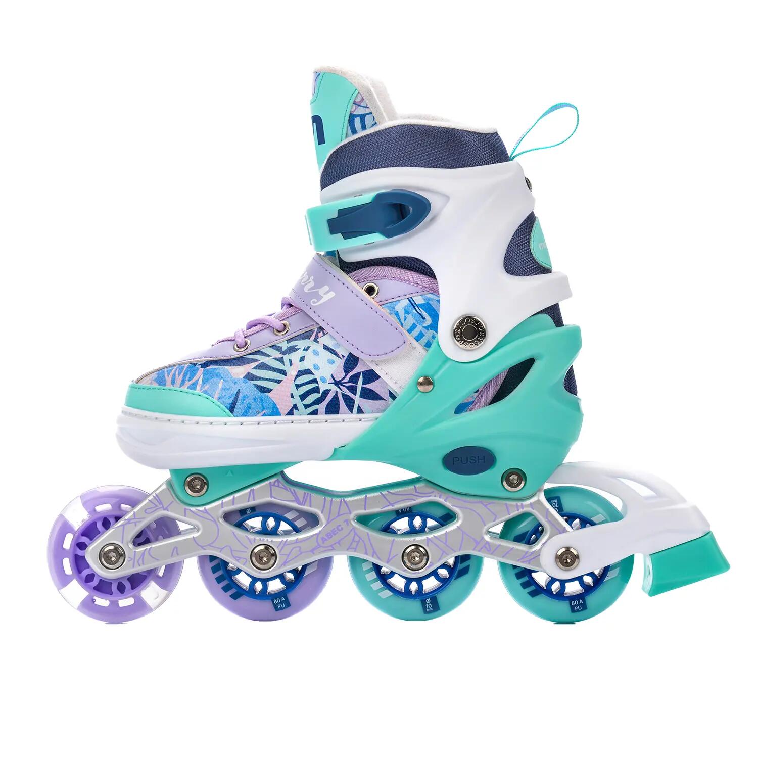Rollers Style 4en1 BLUEBERRY Homme (Violet Clair / Vert) 5/6