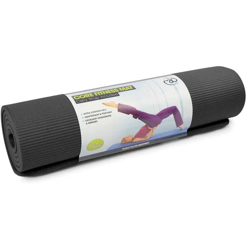 NBR Yoga Mat (Black) One Size 6/6
