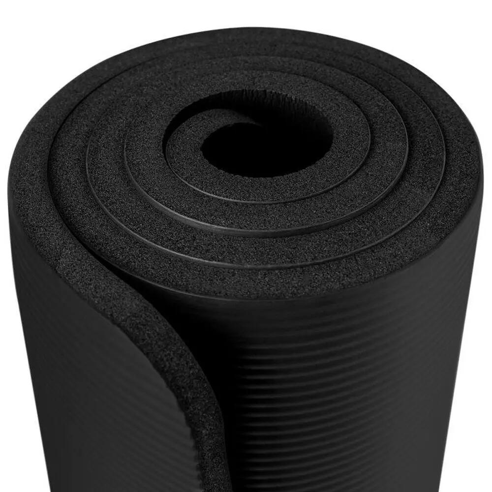 Tapis De Yoga Motif/style Uni (Noir) Taille unique 5/5