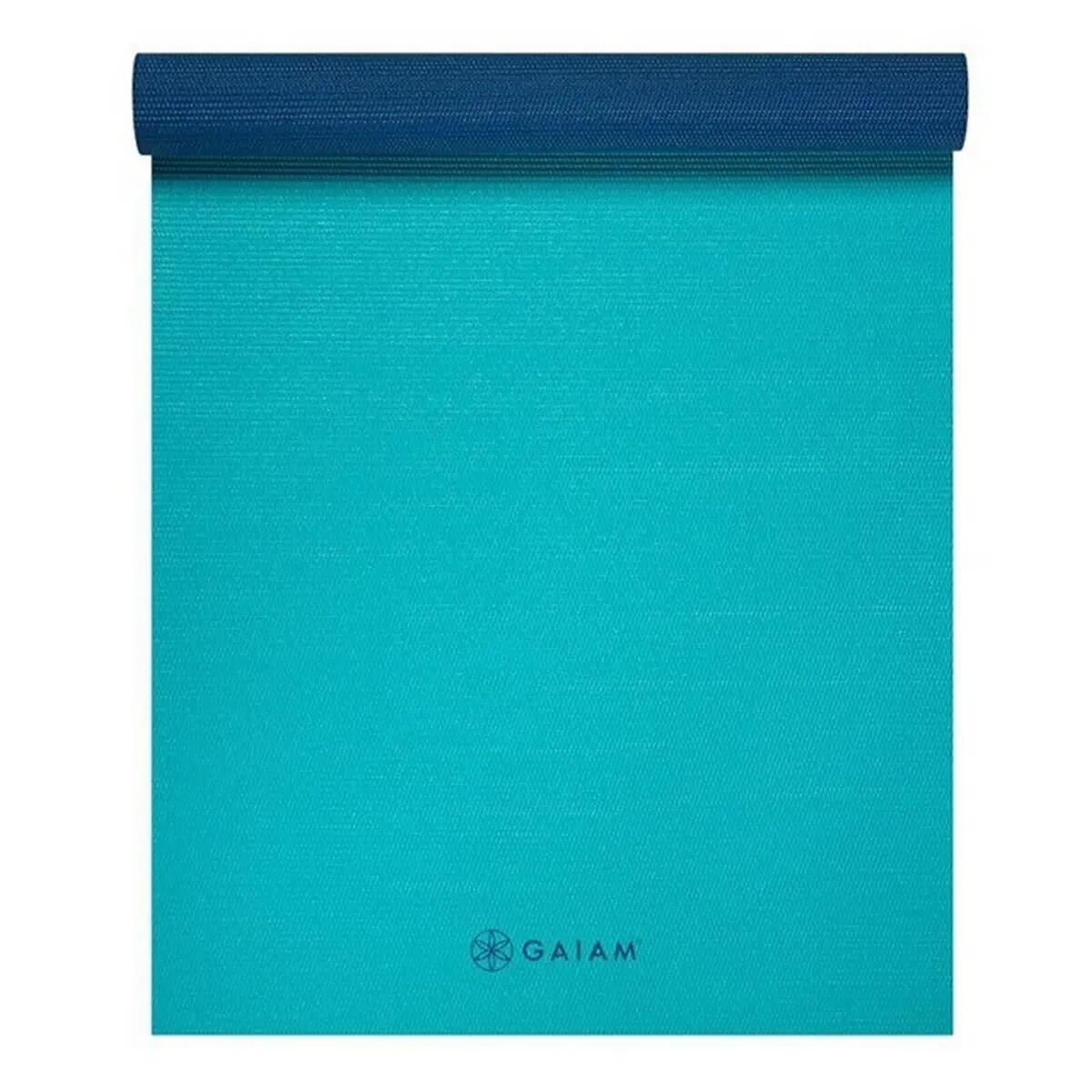 Tapis De Yoga Motif/style Doubleface (Bleu Océan) Taille unique 6/6