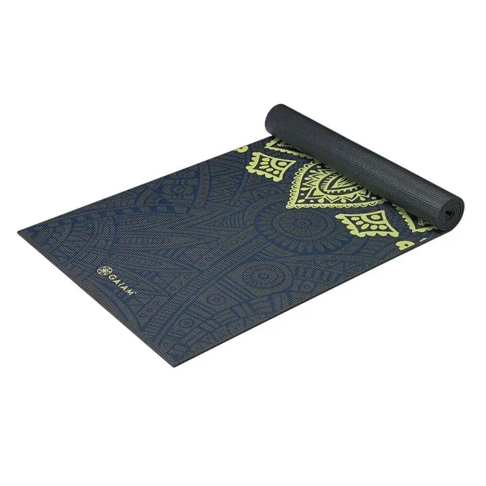 Tapis De Yoga Motif/style Cadran Solaire (Marron) Taille unique 6/6