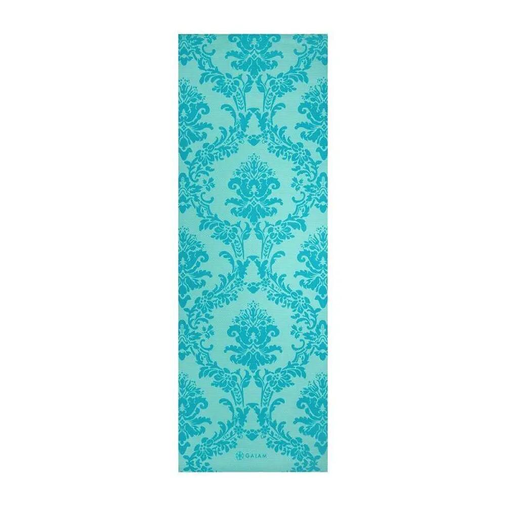 Tapis De Yoga Motif/style Néobaroque (Turquoise Vif) Taille unique 5/6