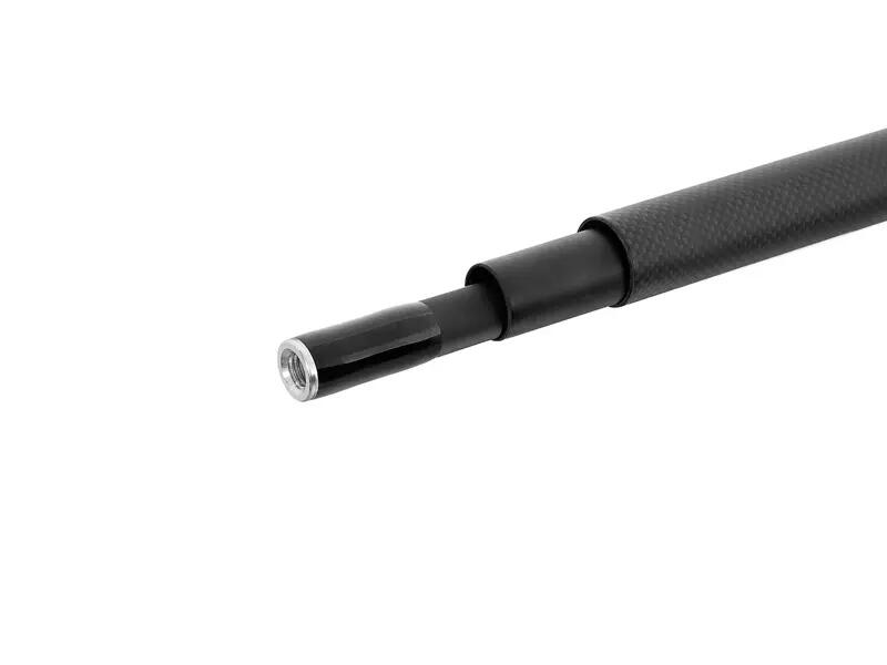 Maner carbon Delphin REAXE TelexHANDLE 4.0 m, 4 tronsoane, telescopic 5/6