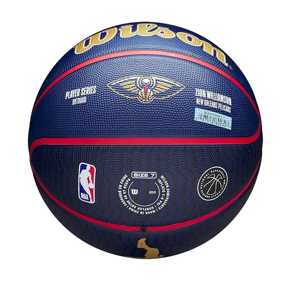 Ballon De Basket Motif/style NBA ZION WILLIAMSON (Bleu Marine) Taille 7 6/6