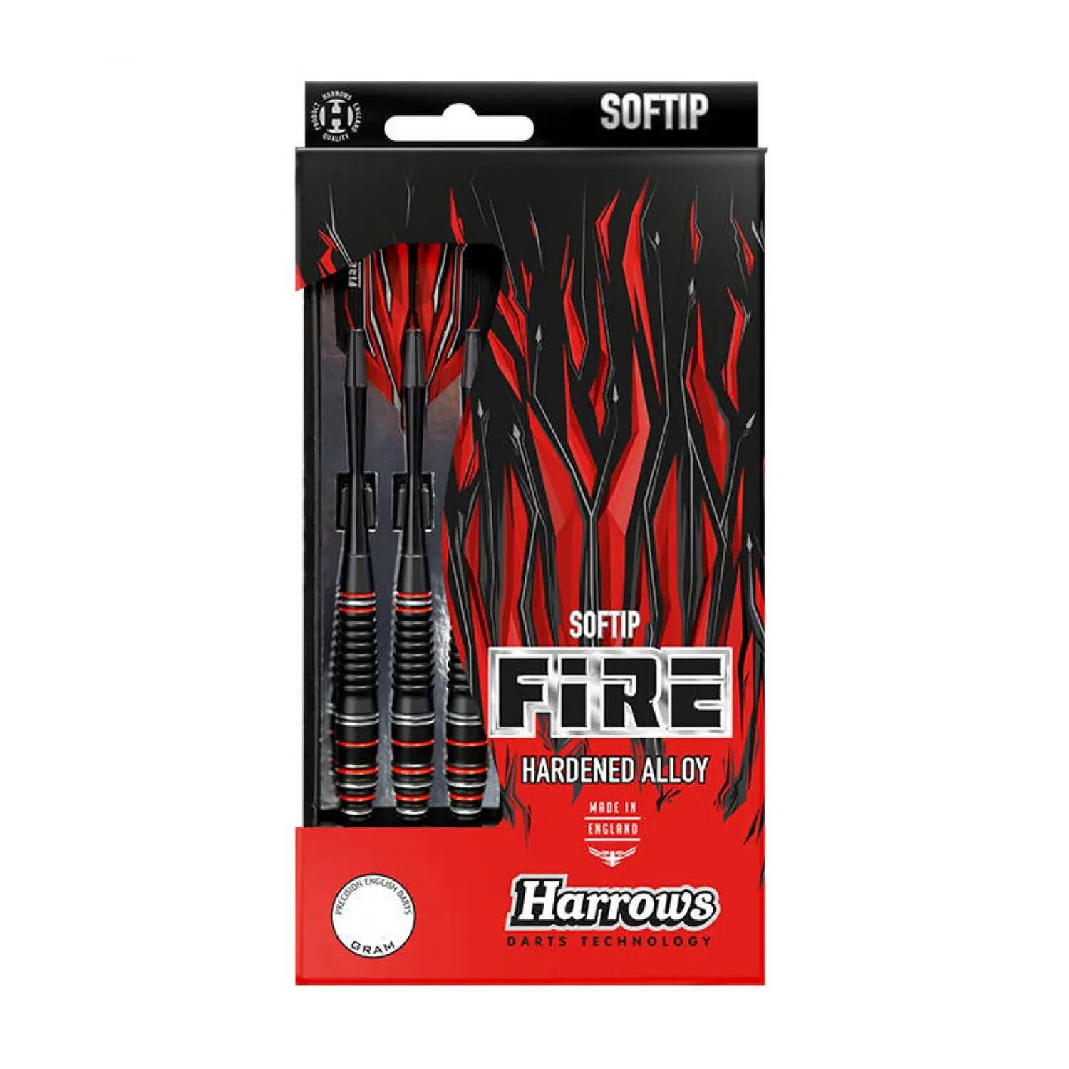 Dardos Fire High Grade de Aleación Diseño Punta Suave Pack de 3 Negro, Rojo 5/5