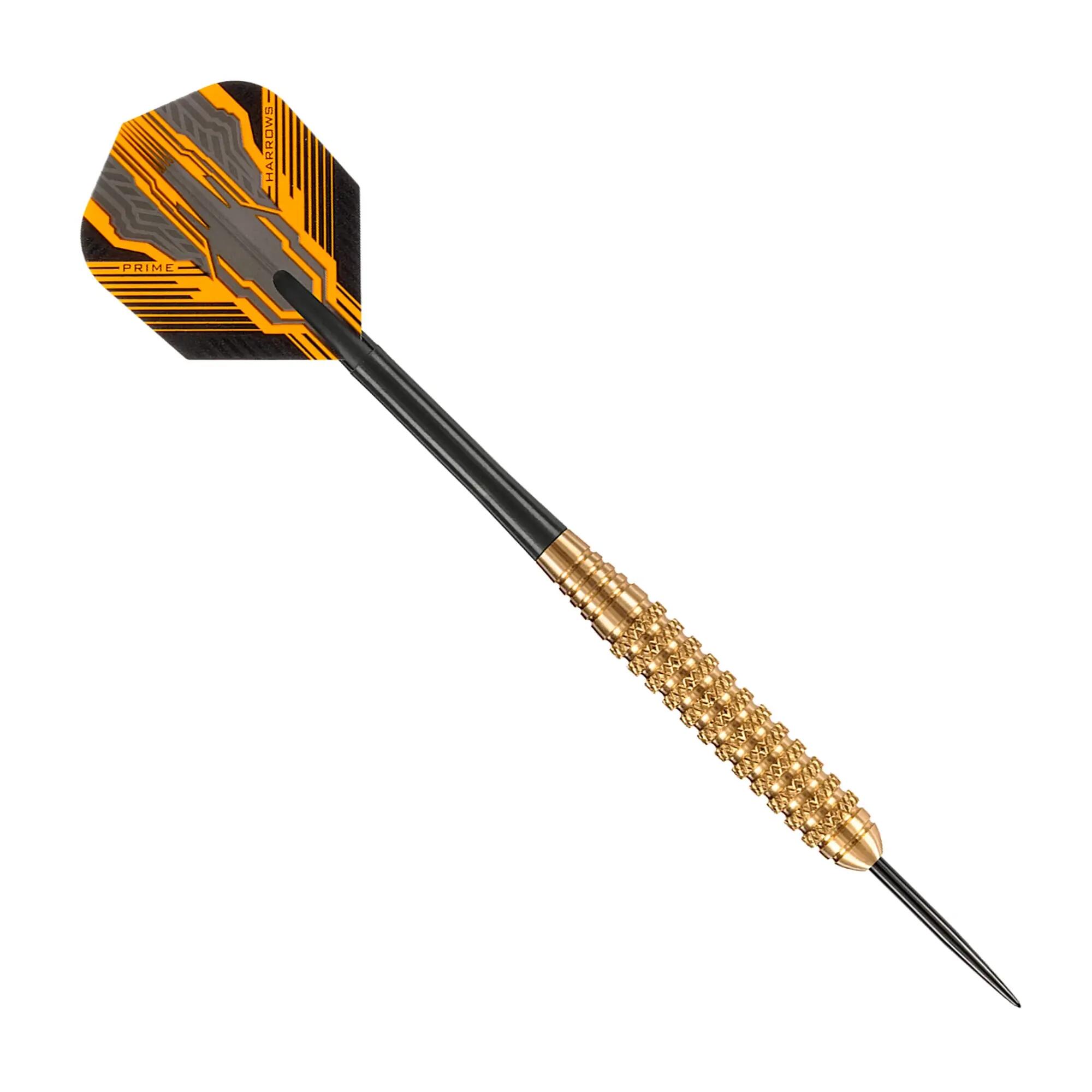 Fléchettes Harrows 20 g laiton cuivré/jaune/noir 6/6