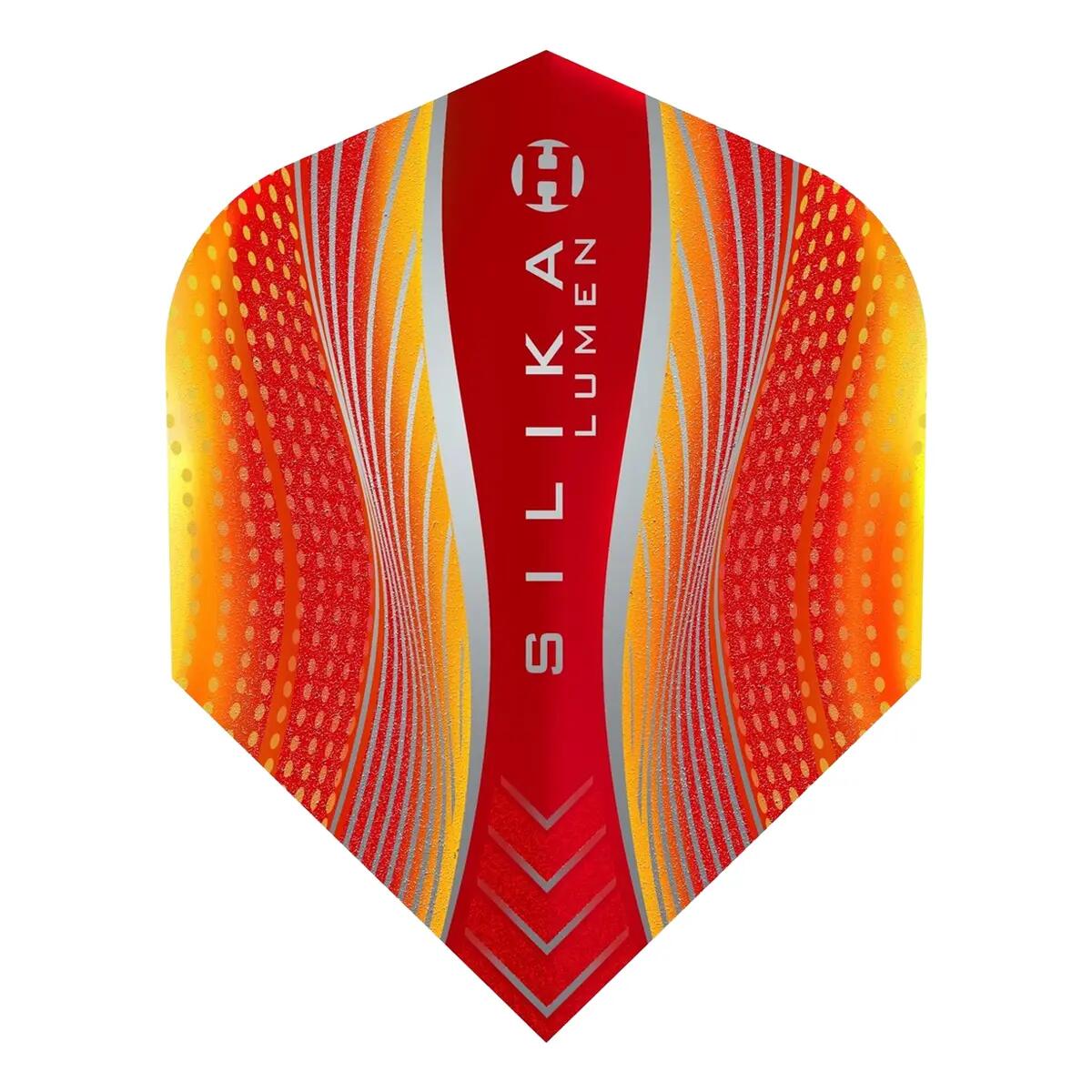 Plumas de Dardos Silica Lumen Packs de 3 Rojo, Naranja 5/5