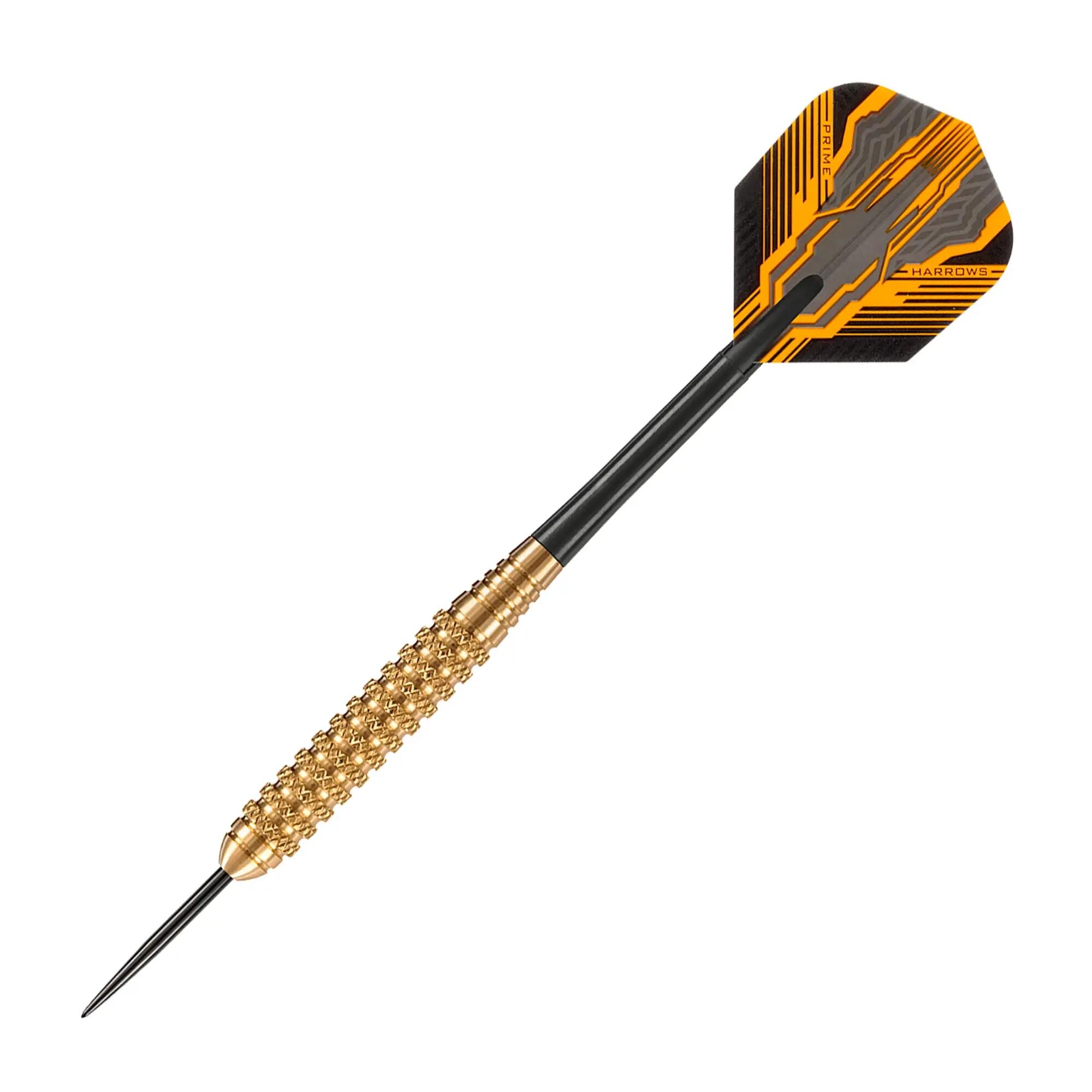 Fléchettes Harrows 20 g laiton cuivré/jaune/noir 5/6
