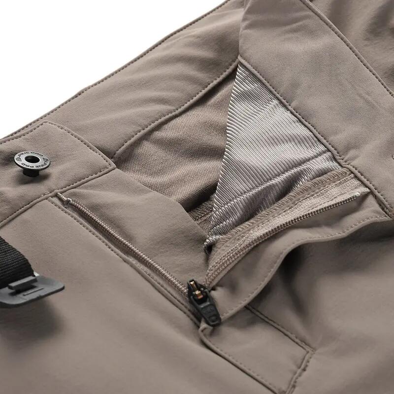 Pantalones softshell AKAN 3 hombre ALPINE PRO Beige 10/15