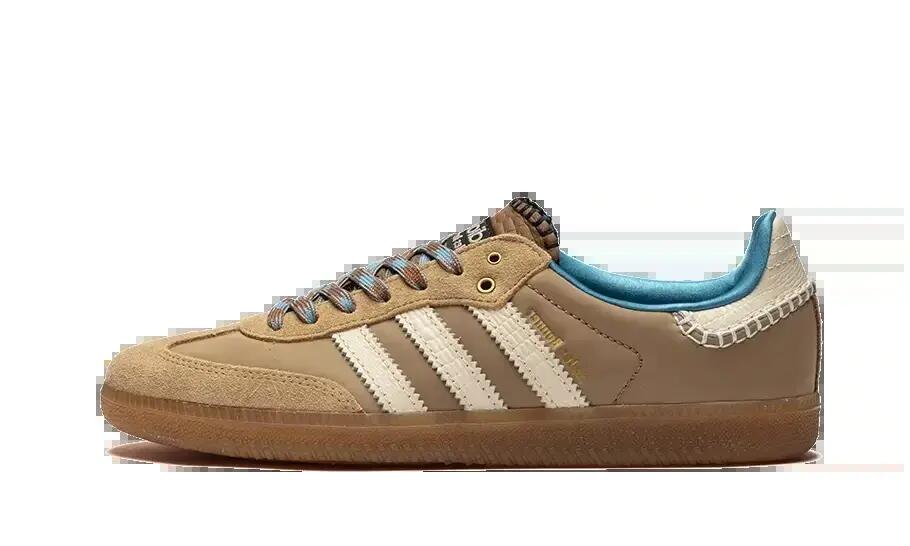 Lifestyle - schuhe - nylon, minimal - samba wales bonner - desert white 1/5