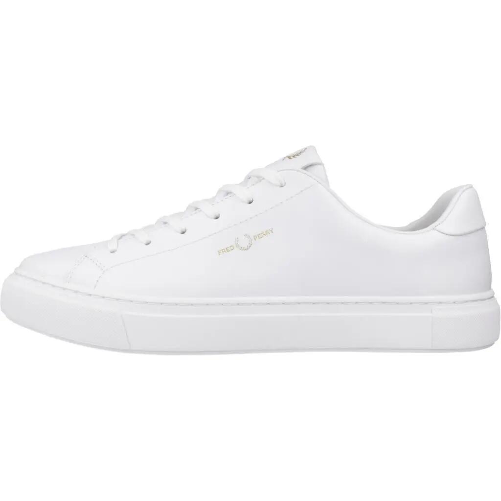 Baskets Fred Perry Modèle B71 Leather Couleur Blanc 2/5