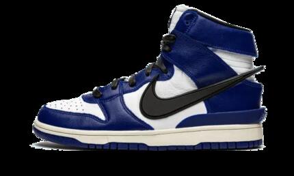Chaussures - lifestyle - cuir montant - dunk ambush - royal blue