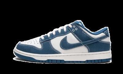 Scarpe - Denim Sashiko - Dunk Low Industrial - Blu/Bianco