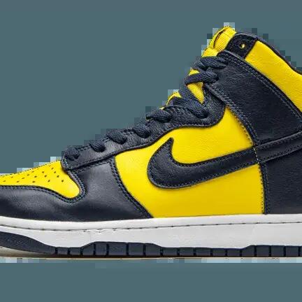 Basketball Shoes - Dunk High - Varsity Maize/Midnight Navy