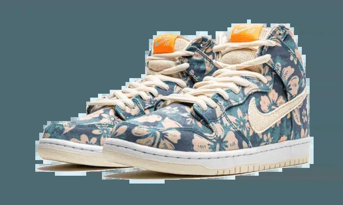 Unisex - Skate - Schuhe - Sb dunk high hawaii - sail/blue green/aqua 2/4