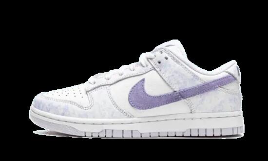 Scarpe - donna - low-top pelle - Dunk Low - bianco/purple