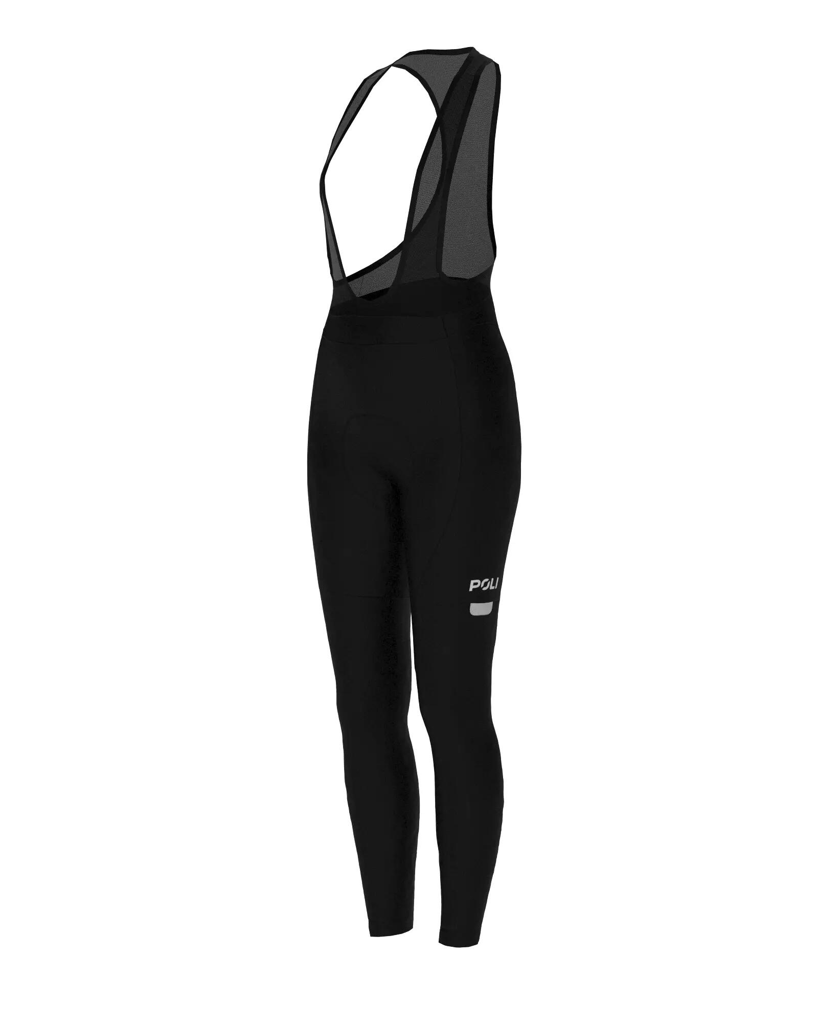 Calça de ciclismo com alças para mulher - MEG V2 BLACK EDITION 3/6