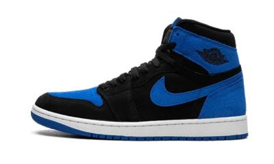 Schoenen - air jordan 1 high og - zwart/royal blue