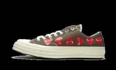 Schoenen - unisex - chuck taylor '70s ox - gedrukt, laag - groen