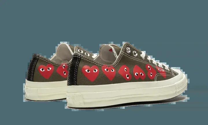 Schoenen - Unisex - Chuck Taylor '70s Ox - Gedrukt, Laag - Groen 3/4