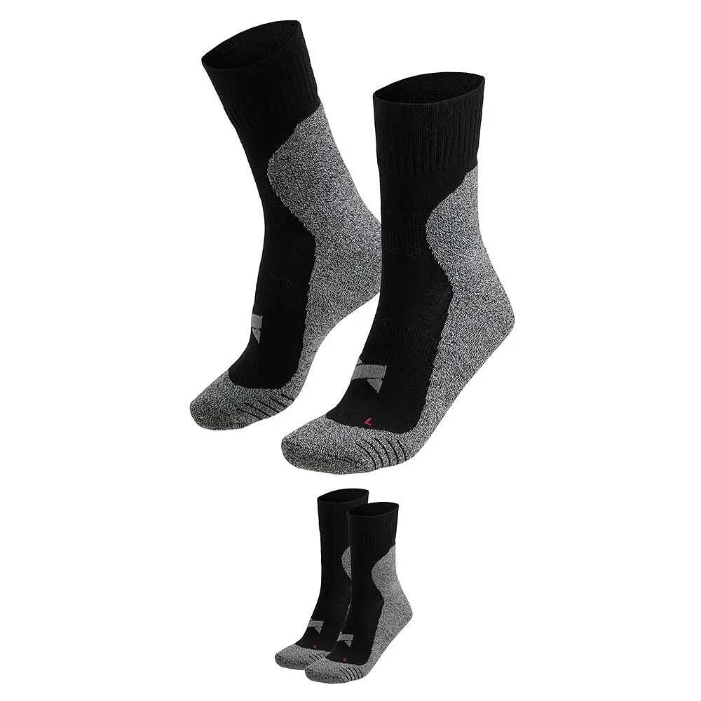Calcetines de Senderismo Antitranspirantes Xtreme caña corta negro (4 Pares) 2/5