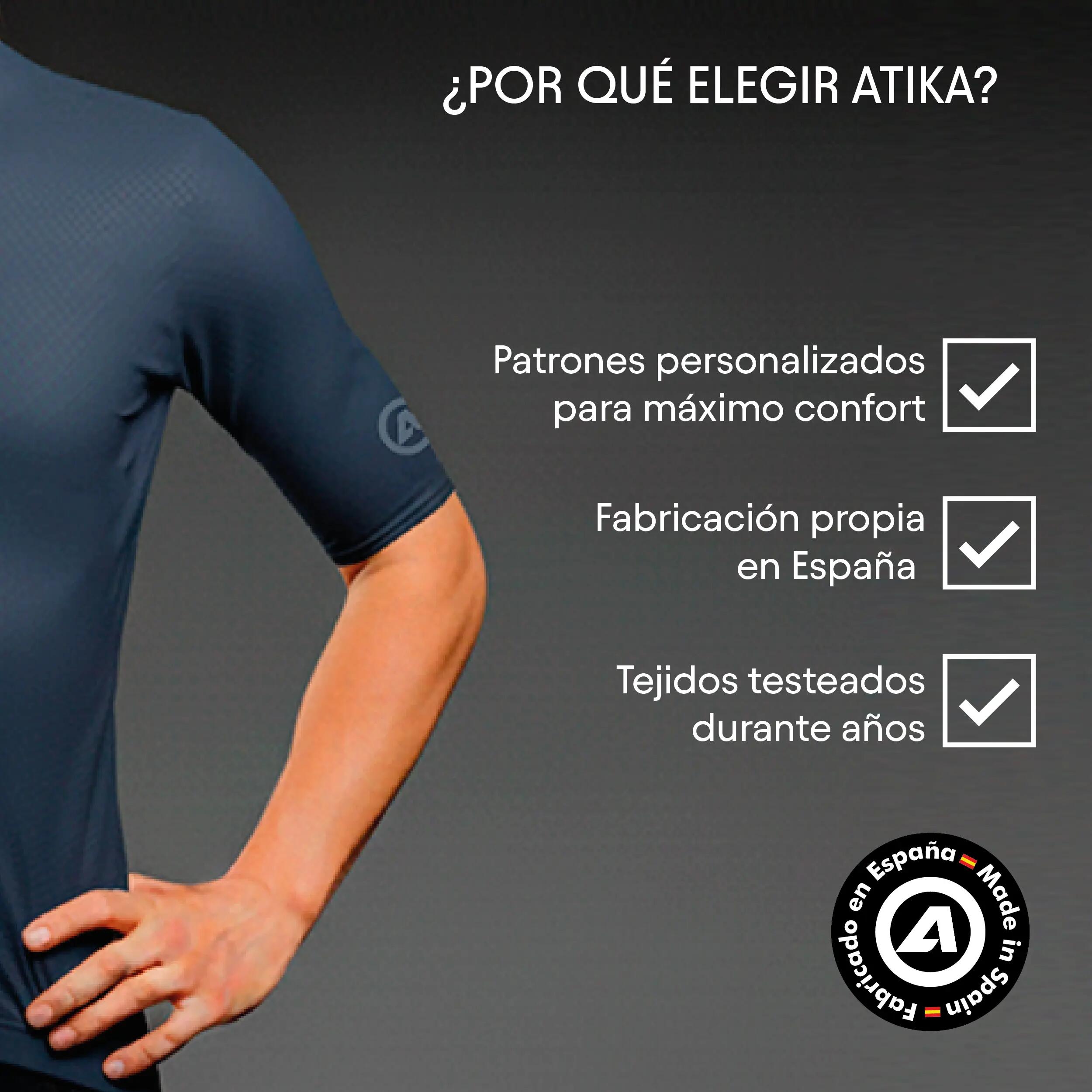 Atika Maillot Ciclismo Manga Corta Dama Modelo Core Transpirable Secado Rápido 4/6