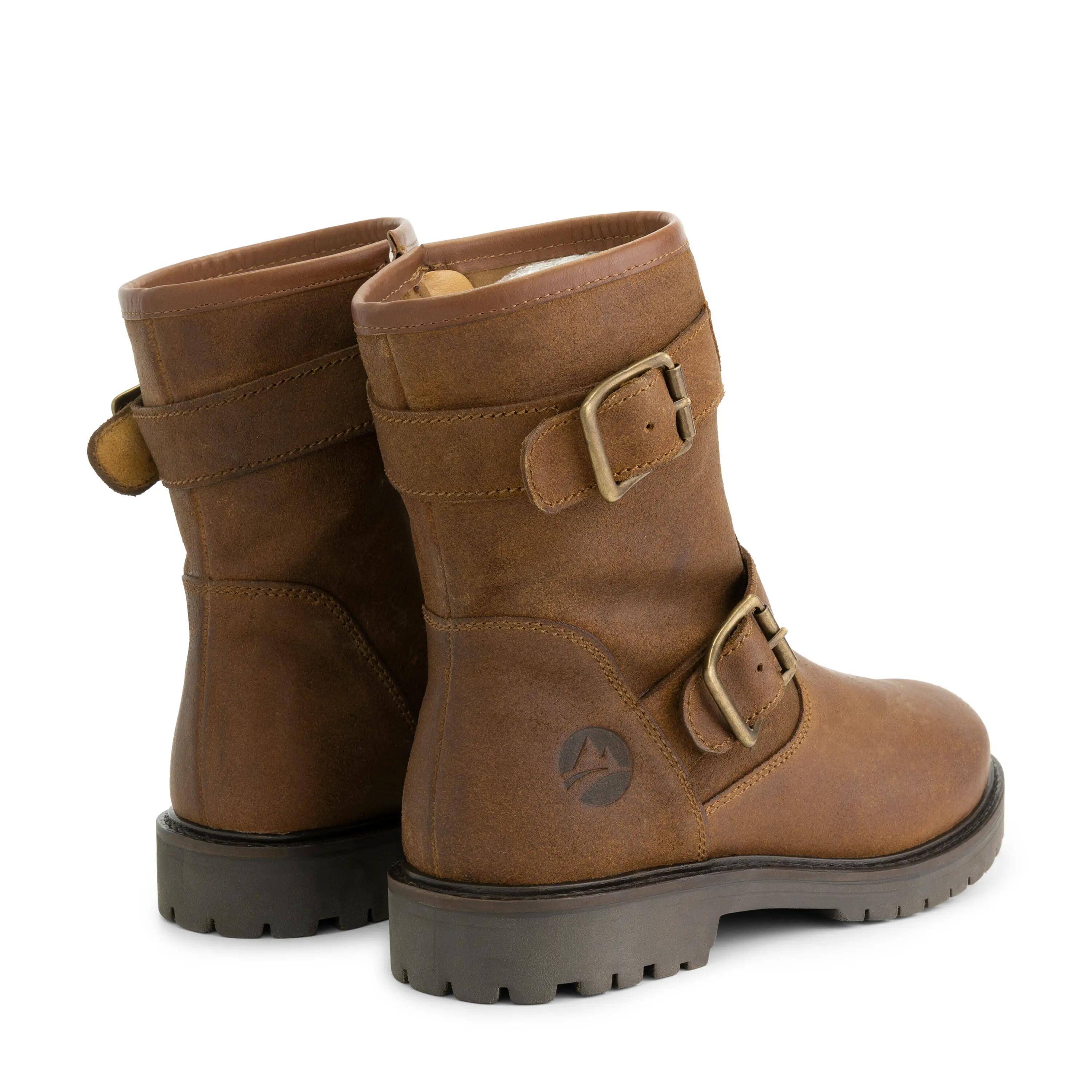 Vattrup Dames - Laarzen - Suede - Cognac 2/7