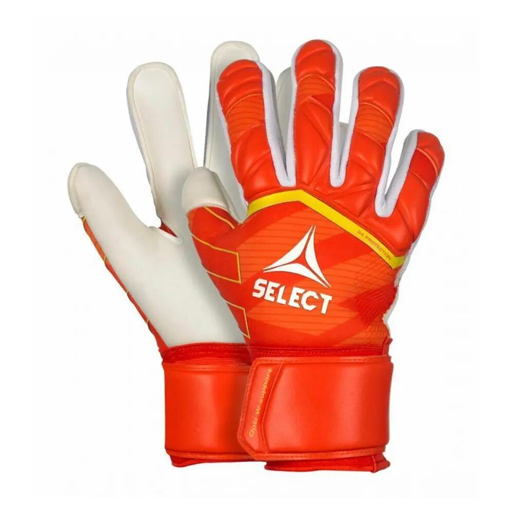 Guanti Da Portiere Adulto Unisex Select 34 Protection Bianco Arancio 5/5