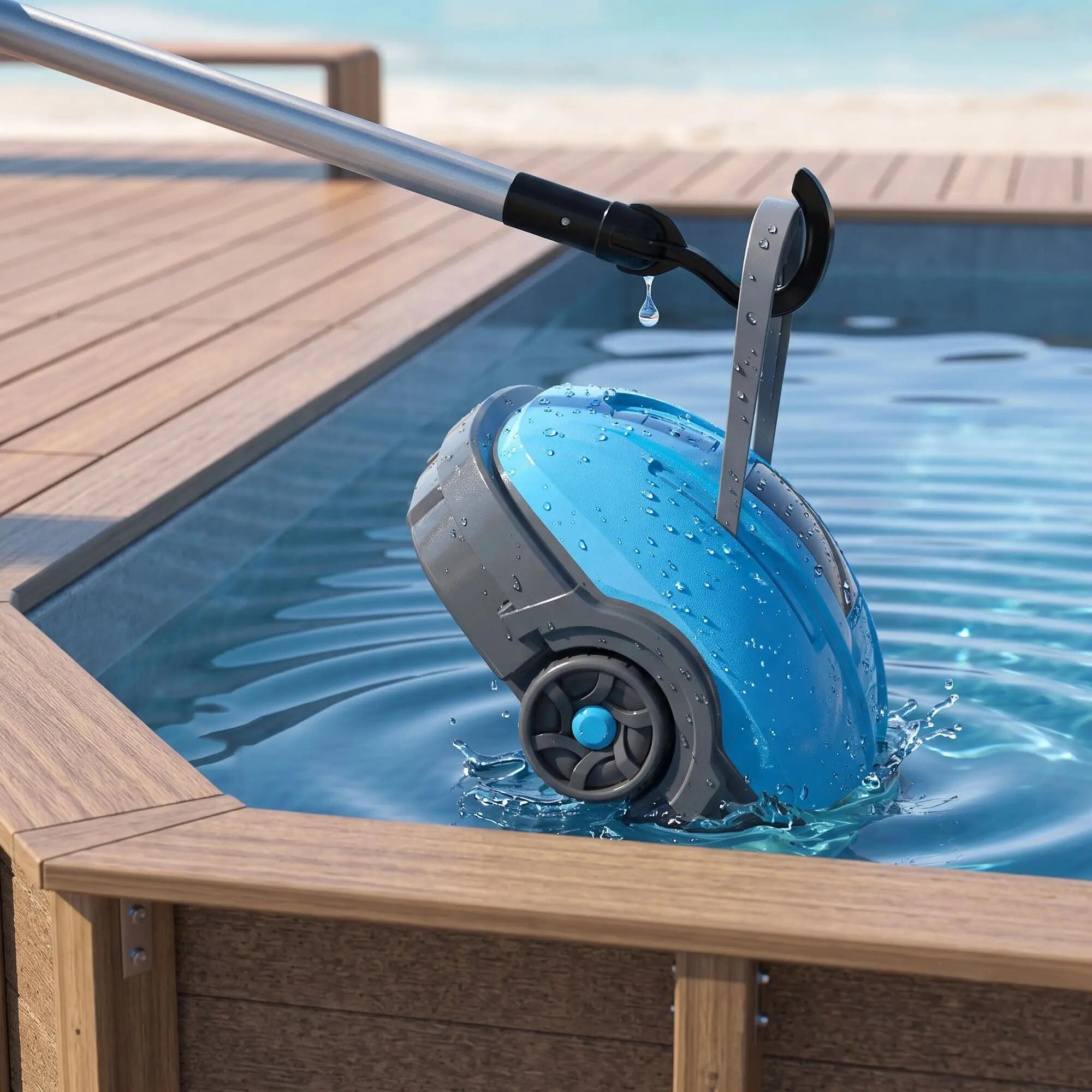 Robot limpiafondos piscina Spyder 500351S Wybot Batería Fondo plano 50 m² 8/10