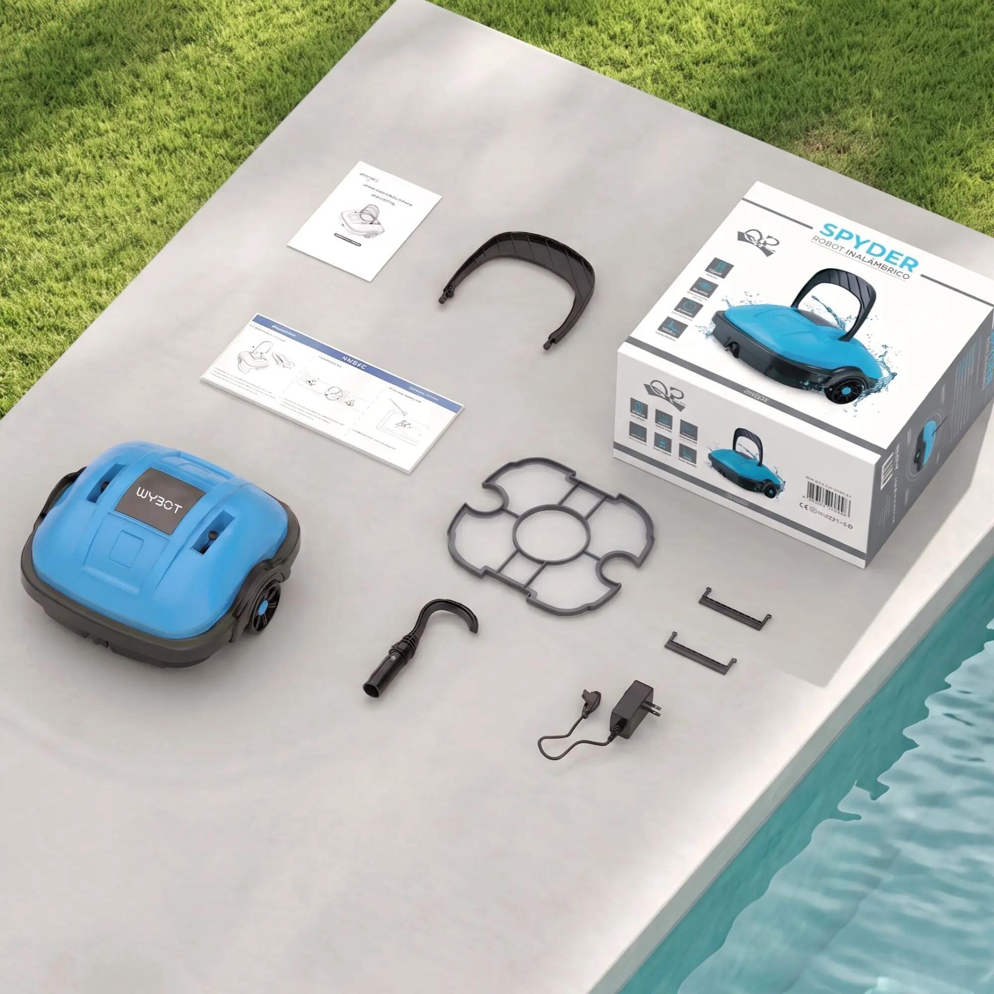 Robot limpiafondos piscina Spyder 500351S Wybot Batería Fondo plano 50 m² 4/10