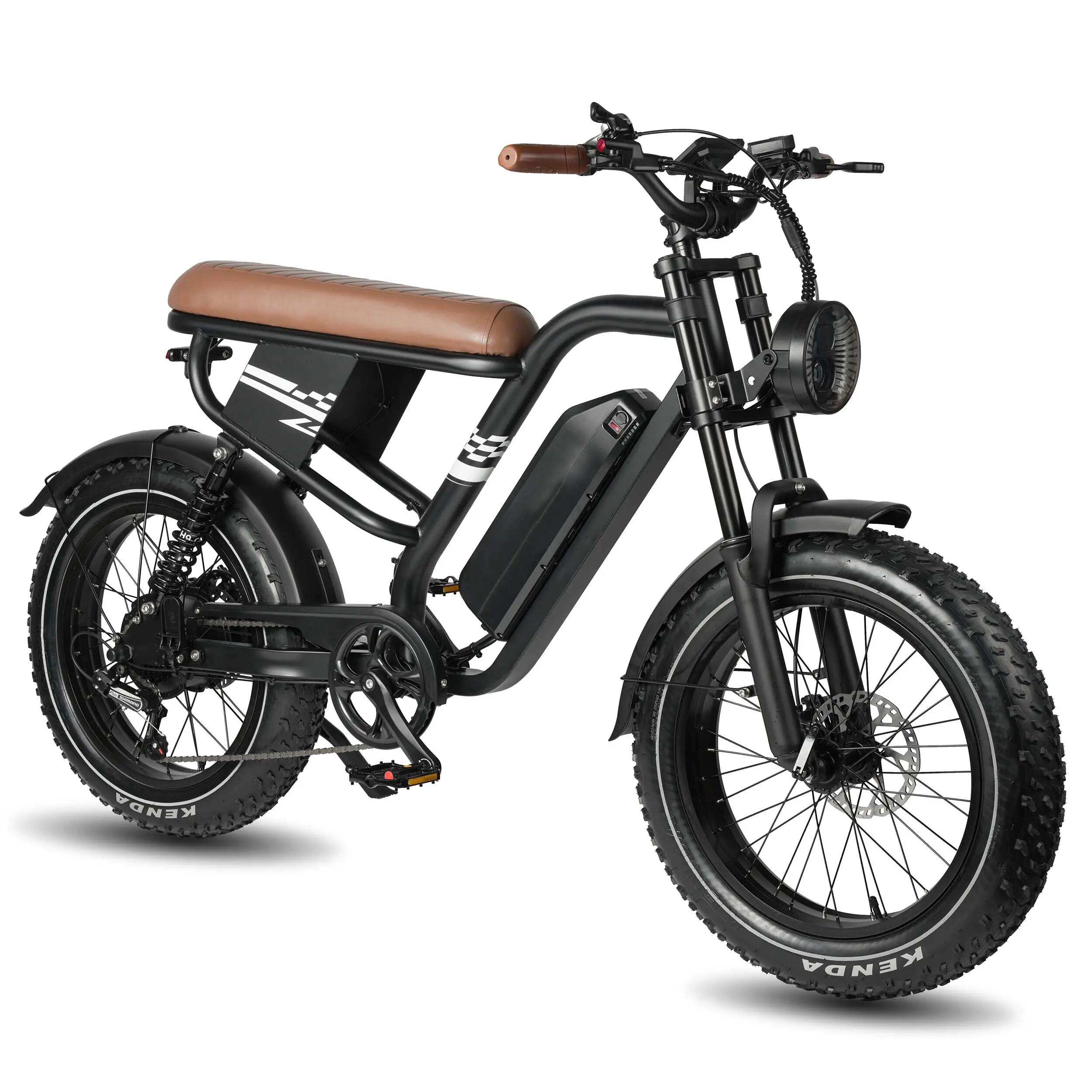 MX10 Elektrische Fiets Volledig Geveerd 48V 250W 20×4 Fatbike 65 Nm 2/5