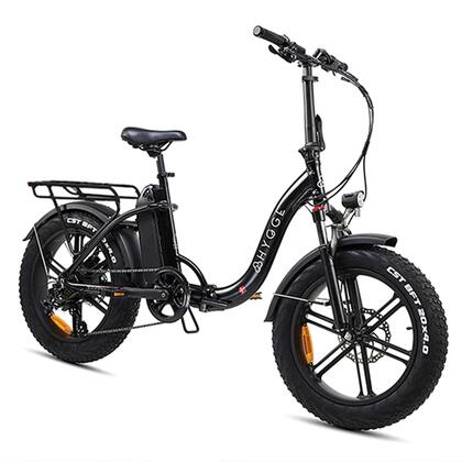 Vester Step 2026 - Vélo électrique pliable à gros pneus 48V 14Ah - Noir Onyx