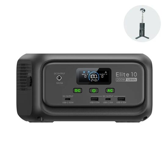 Station d’alimentation portable BLUETTI Elite 10 128Wh–Randonnée,weekend,camping